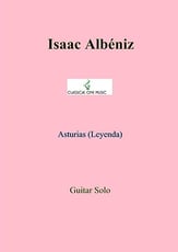 Asturias (Leyenda) for guitar solo Guitar and Fretted sheet music cover